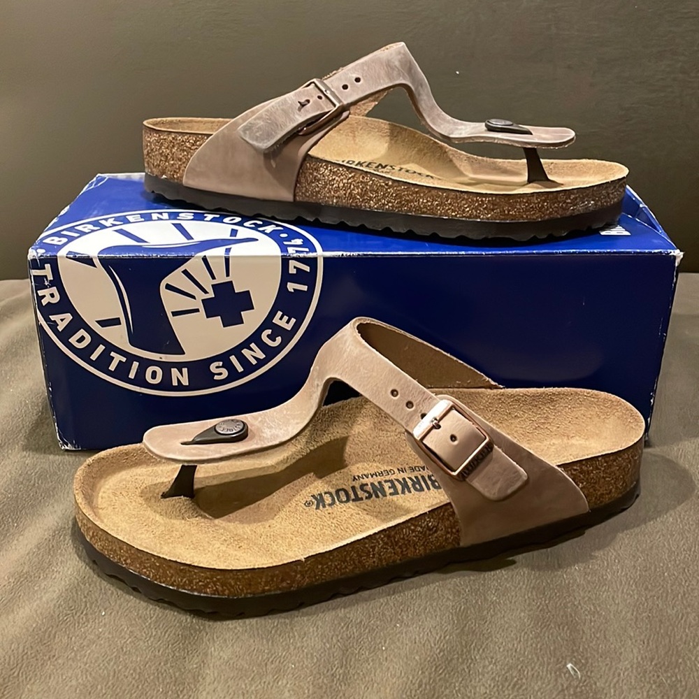 Birkenstock Gizeh Tabacco Brown- asst TF